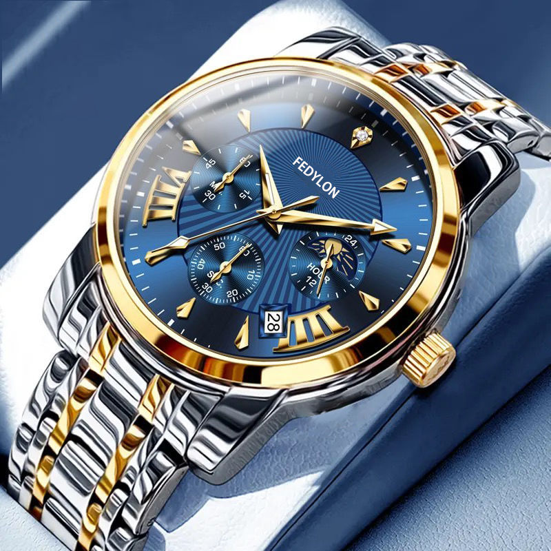 Florence original automatic non-mechanical watch skeleton watch for men, waterproof luminous calendar business luxury watch Application Scenario