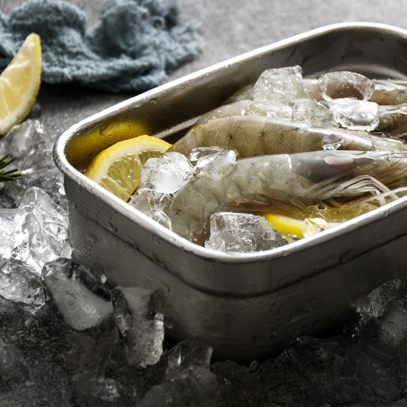 304 stainless steel round and square food storage box, food-grade frozen seal box, household refrigerator small storage box, lunch box