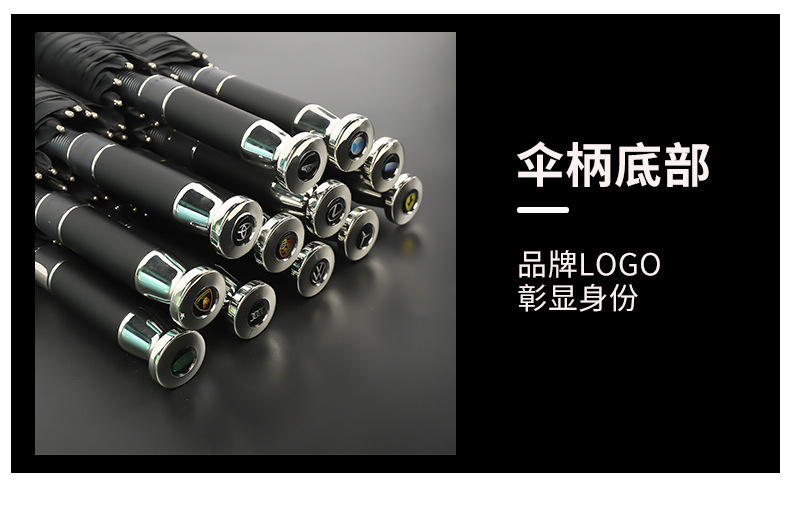 Customized business golf umbrellas, large straight-bar breathable umbrellas, double-layer long-handled advertising umbrellas for both sunny and rainy days, wholesale pic 36