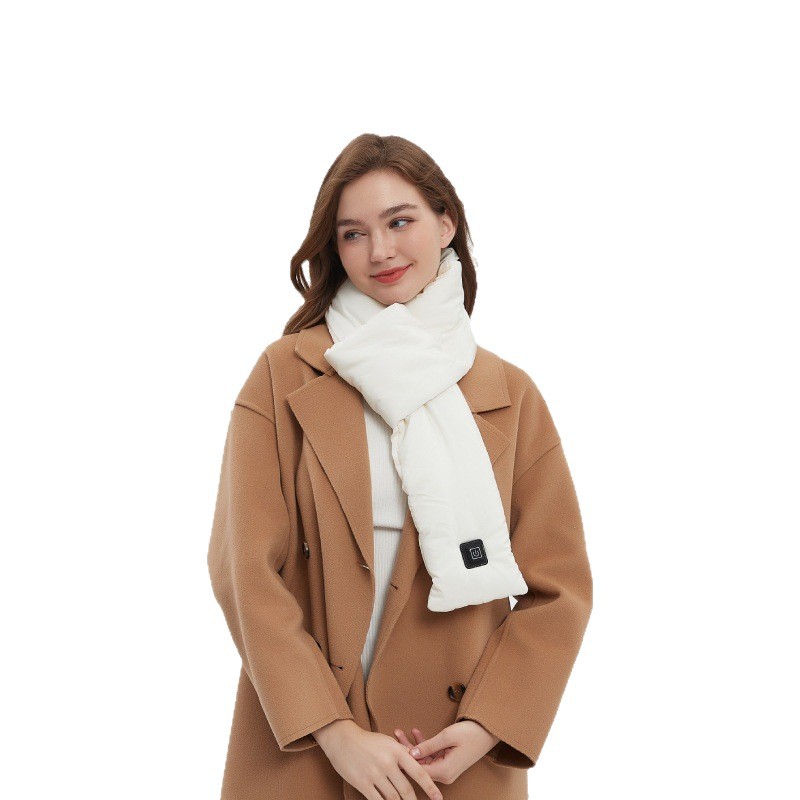 Smart charging heating scarf for neck protection and warmth in autumn and winter, electric heating shawl, cold-proof smart heating scarf Item Picture