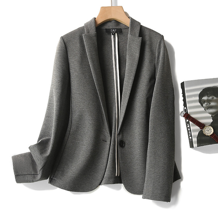Zoj Quality Knitted Small Suit Women 2023 New Spring And Autumn Suit Jacket Women Suits Small Women full figure