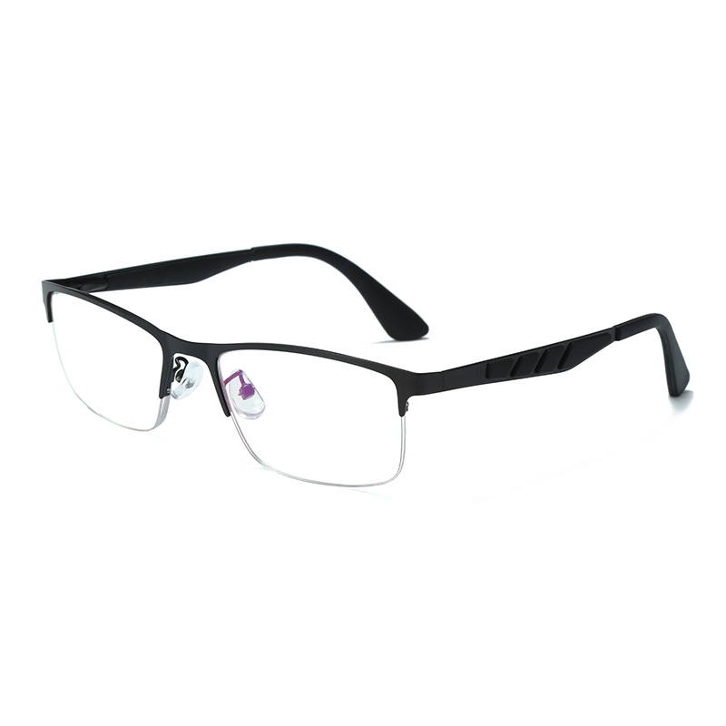 New popular men's glasses for the elderly, fashionable reading glasses for the elderly, metal-framed lightweight glasses Item Picture