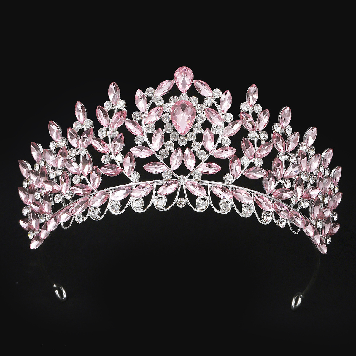 王冠/合成锆石皇冠/莫桑石皇冠/皇冠头纱/皇冠生日鲜花产品图