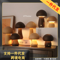 INS Mushroom nightlight Warm touch bedroom bedside sleep nightlight Advanced sense LED decorative ambiance light