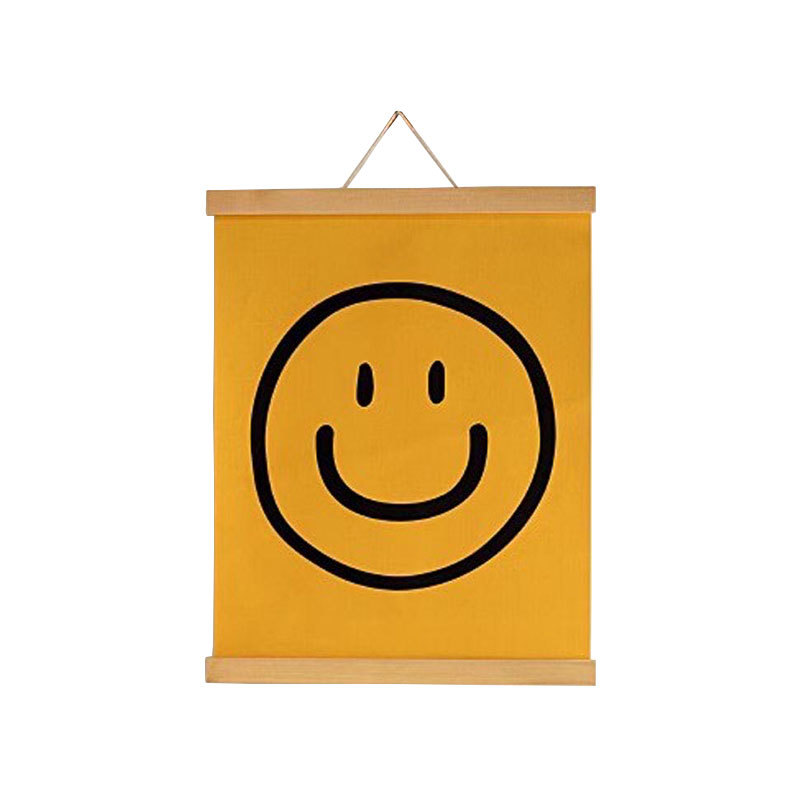 The non-magnetic solid wood hanging scroll with grooves is a cross-border bestseller for hanging flagpoles and decorative painting poles Item Picture