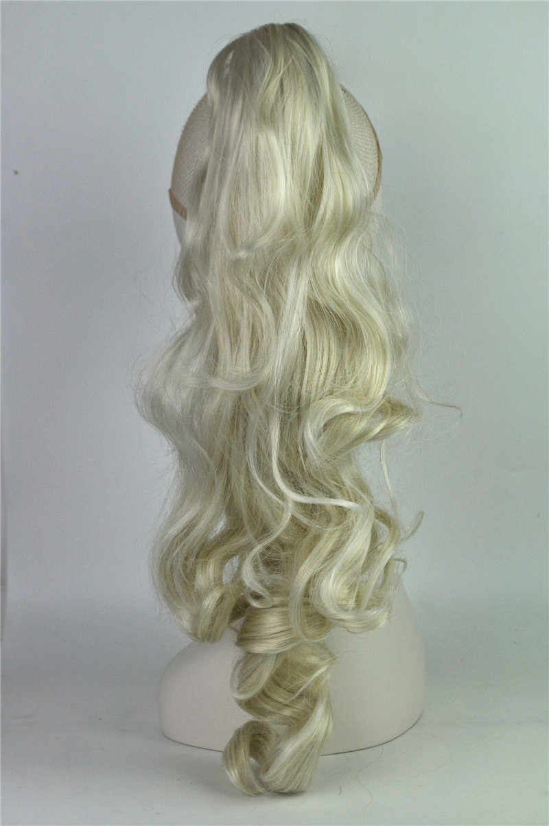 Long-layered claw clip ponytail, curly tiger clip ponytail, cross-border exclusive sale