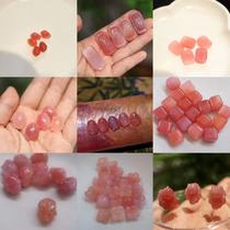 New natural salt source agate jewelry accessories Pink accessories Pink nine-tailed fox cute accessories cartoon diy