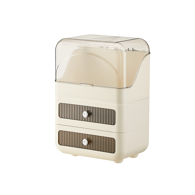 Cosmetics Storage Box Dresser Desktop Drawer Type Skin Care Products Storage Rack Multi-Functional Household Goods Makeup Box Item Picture