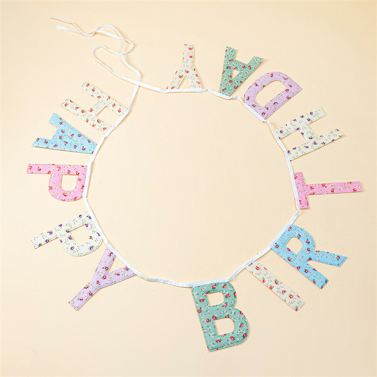 Factory direct sale HAPPY BIRTHADY Birthday Party decoration Banner