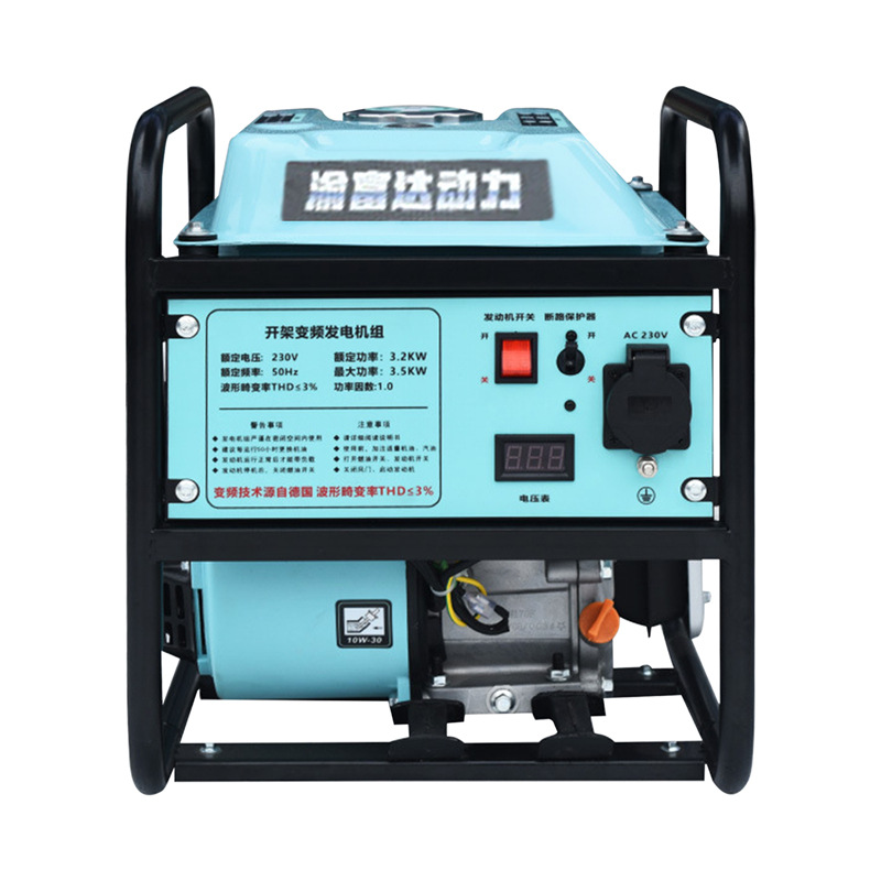 汽油发电机组实物图