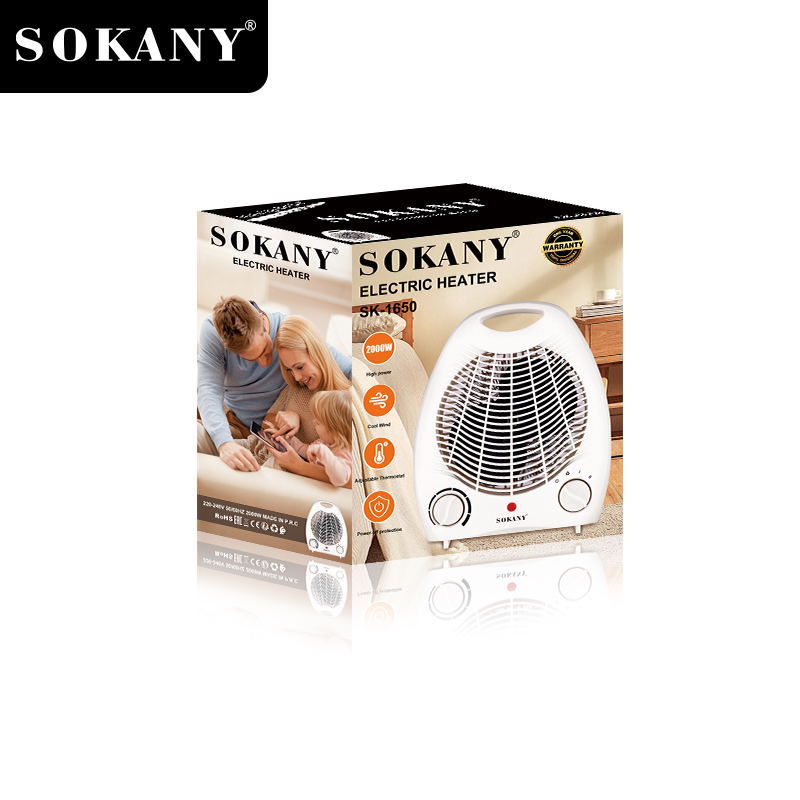 跨境外贸SOKANY1650取暖器多功能冷热两用暖风机electric heater详情图4