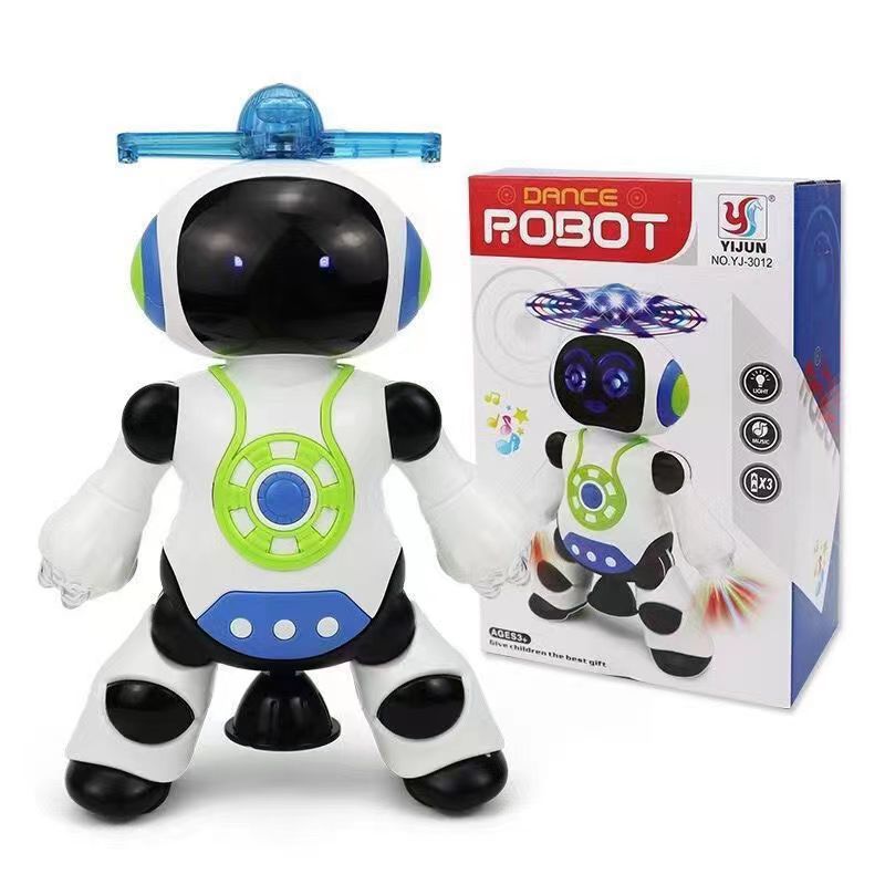 Children's singing and dancing robot, electric light, rotating, intelligent baby toy, 1-6 years old, a great comfort tool for kids Specification image