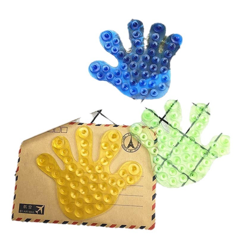 Creative Magic Suction Cup Feet Palm Apple Super strong Double sided Adhesive Vacuum wall hanging soap suction cup Item Picture