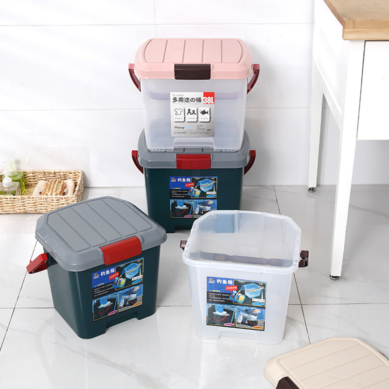收纳桶钓鱼桶可坐可站洗车装水桶提水桶洗衣洗脚外出多功能置物桶