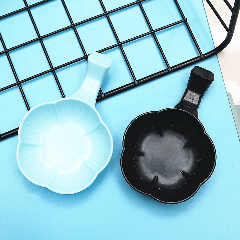 Plastic Ink Dish Student Type Black Blue Multi-Purpose Plum Blossom Ink Butterfly Calligraphy Painting Can Put Pen Multi-Color