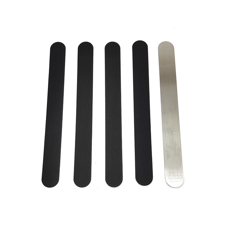 Manicura uñas frotar láminas de acero rectas núcleo de acero láminas de lija rasgables reemplazables herramientas de uñas al por mayor shanilak Specification image