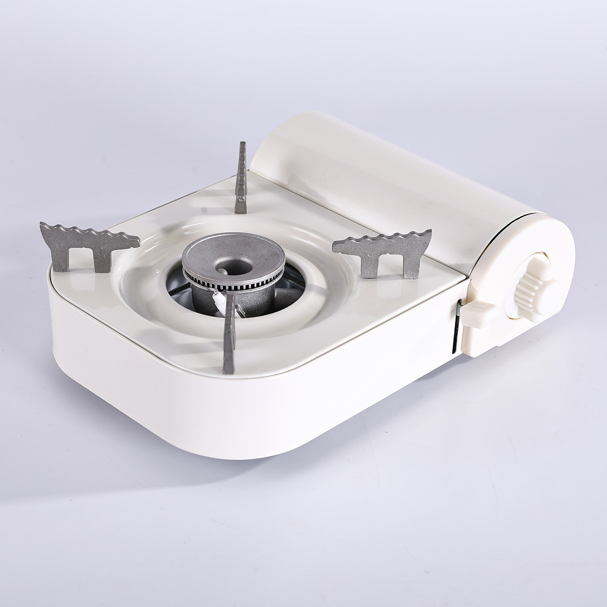 Cross-border outdoor mobile small stove pot, small gas stove, mini hot pot, card magnetic gas stove, burner head, card gas stove details Picture