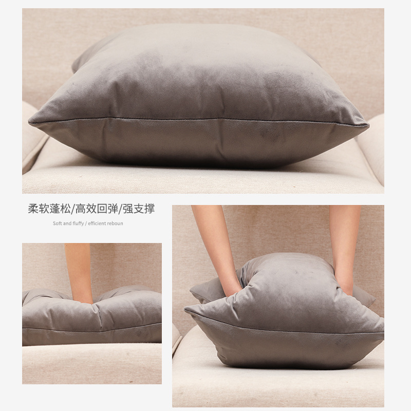 抱枕/印花抱枕/枕套/抱枕靠垫/靠垫套仿兔毛产品图