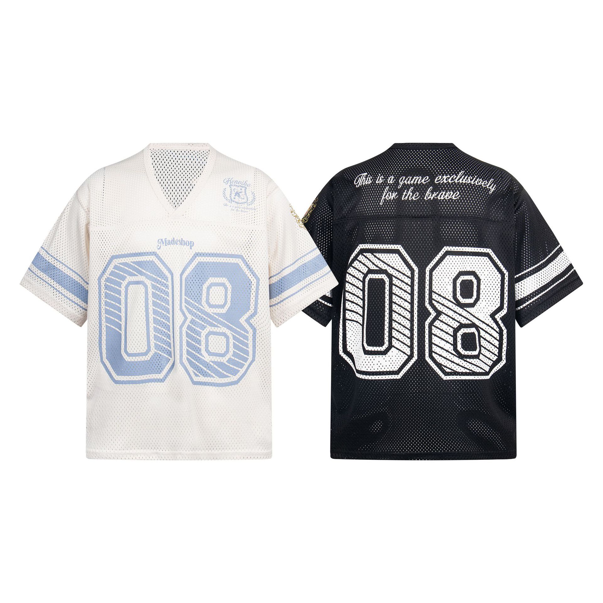 American jersey hollow sweatshirt loose printed Item Picture