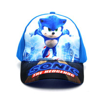 Foreign trade explosive hat hedgehog Sonic cartoon children's baseball cap Sonic kid sun protection duck hat man