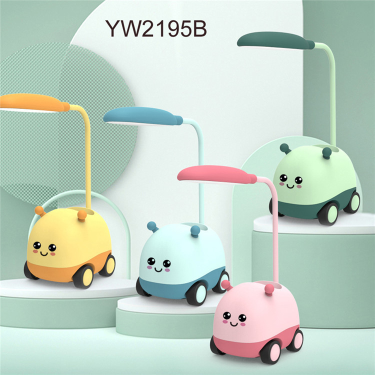 Cross-border gift creative new car desk lamp with pencil sharpener, USB charging desktop eye-protecting LED light, writing light Specification image