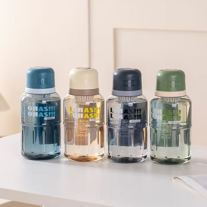 Summer water cup for boys and girls, large-capacity, high-appearance-level, portable plastic with filter, heat-resistant and anti-drop water cup Specification drawing