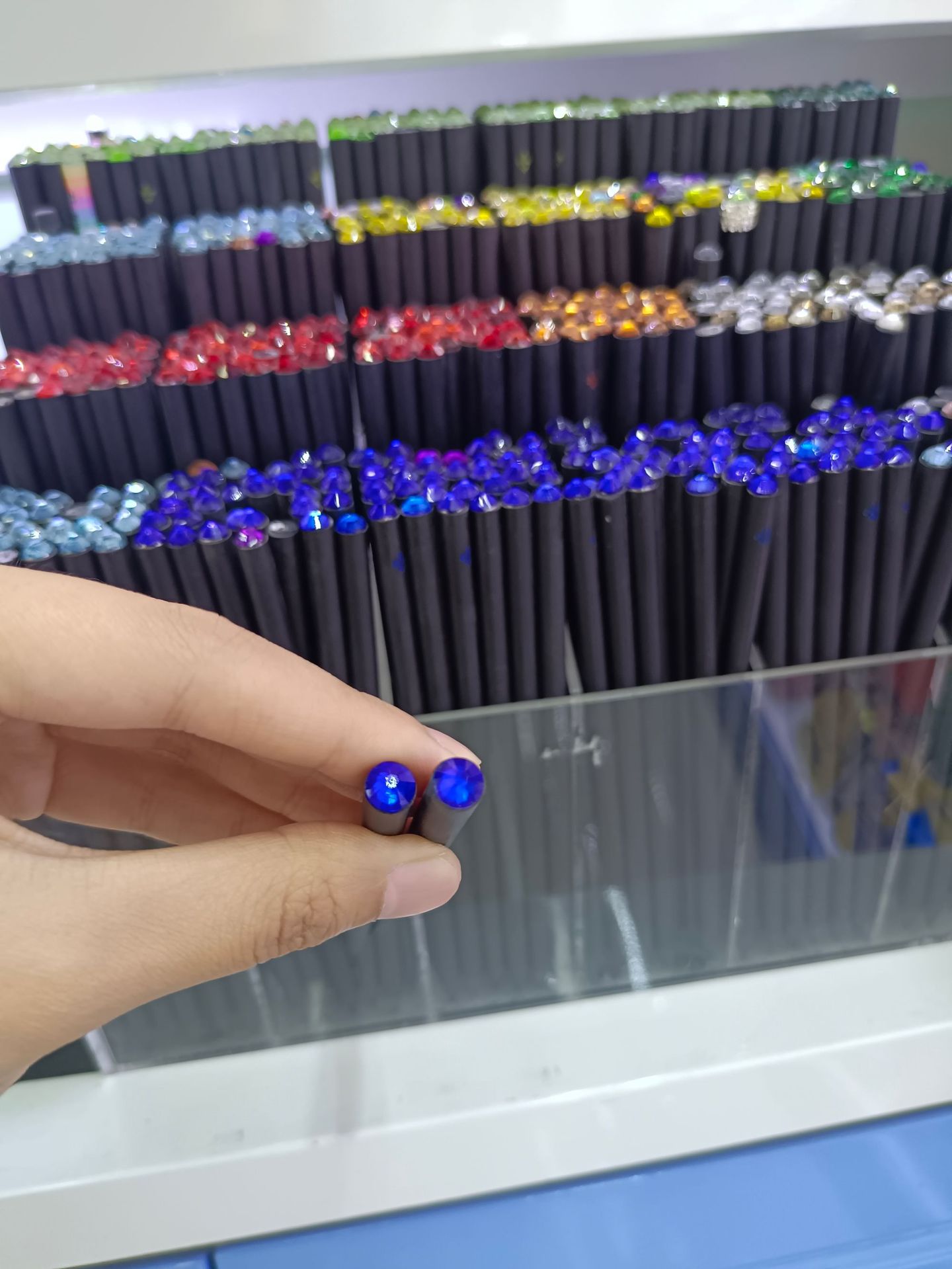厂家直销酒店/彩色点钻2B/HB铅笔点钻细节图