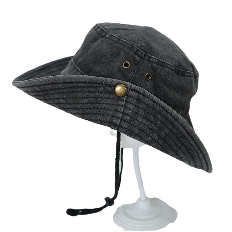 American hats, trendy fisherman hats, mountain climbing, desert sun protection hats, women's outdoor, men's and women's sun protection hats, mountain climbing hats, hiking hats Item Picture