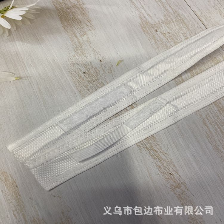 可调节魔术贴汗带62CM 105-130克拉毛布 210-420D牛津布帽带