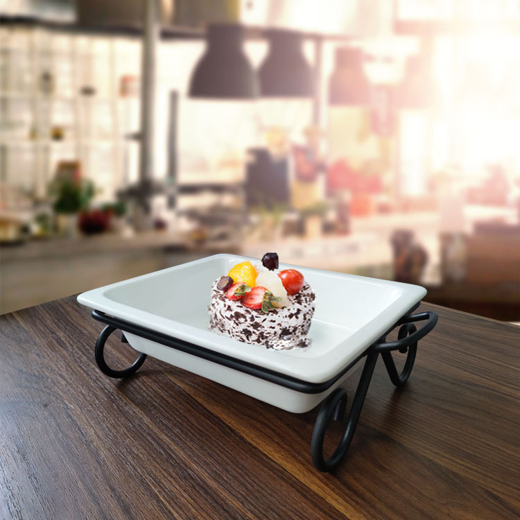 Buffet display rack, multi-layer cake, fruit tray, bread basket, dessert and sushi display stand, three-layer pastry rack Application Scenario