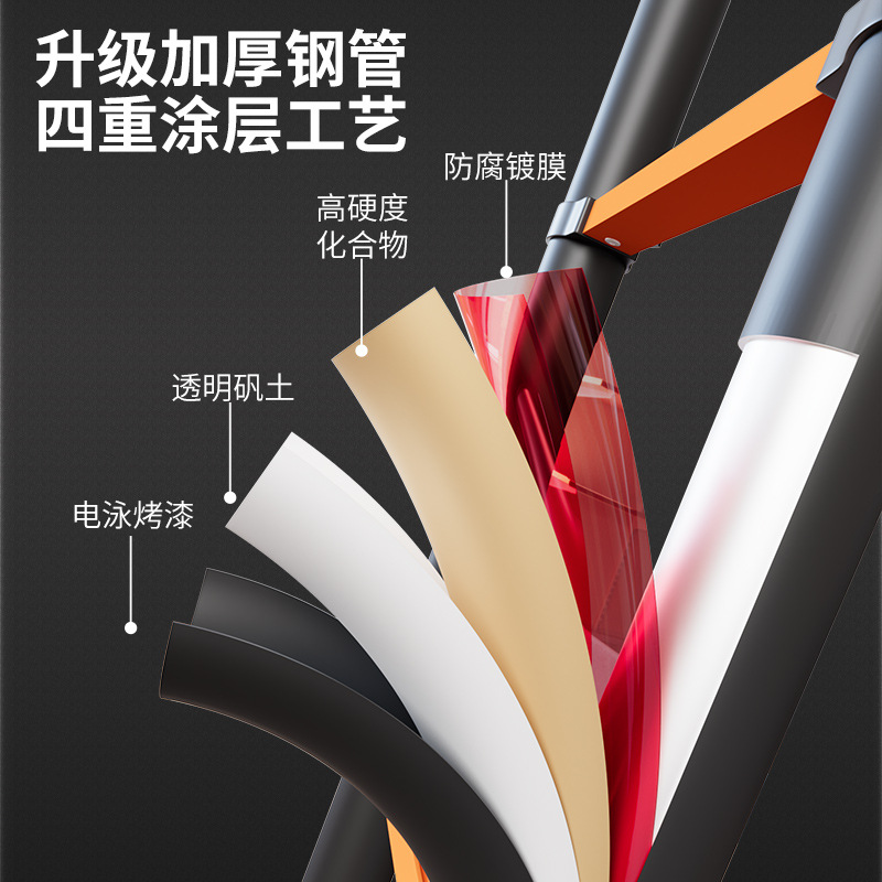 匠之诚加厚碳钢伸缩梯子家用多功能人字梯竹节梯升降折叠工程楼梯详情图2