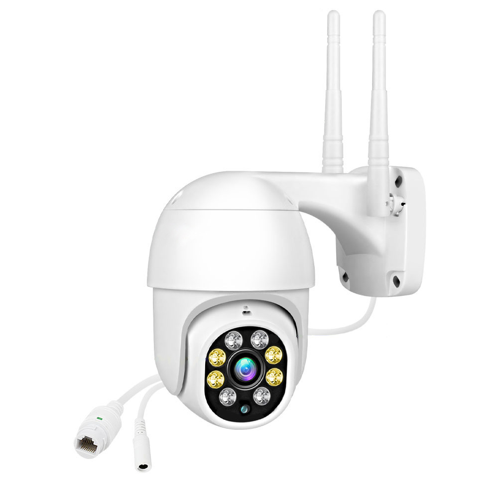 Wireless WiFi ball machine surveillance camera Outdoor waterproof head remote control small body dual light night vision full figure