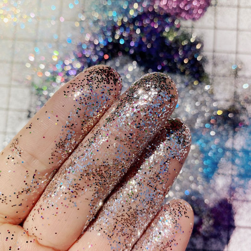 0.6mm硅藻泥亮片耐溶剂闪光片真石漆金粉银粉厂家直销50ml瓶装