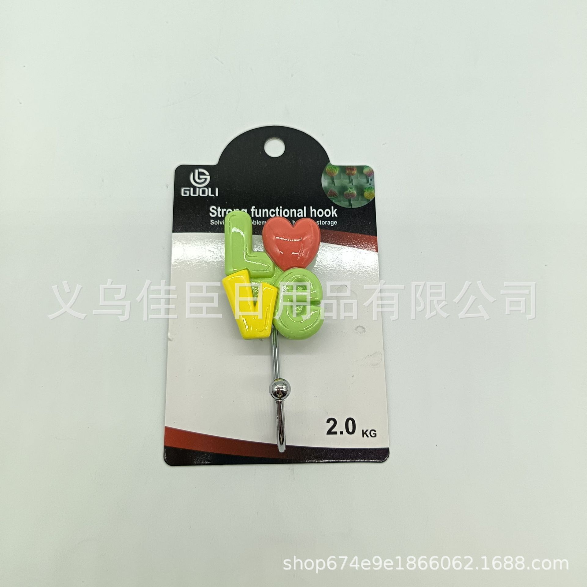 Amazon's best-selling wholesale InS-style love heart-shaped cute and fun sticky hooks, creative hooks, traceless hooks, and powerful hooks Application Scenario
