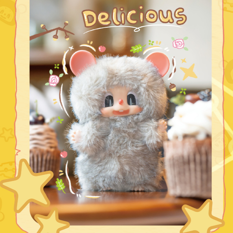 New product: baby, three-year-old pippa's first-generation macaron plush blind box, trendy toys, live-streaming creative dolls by Internet celebrities Specification image