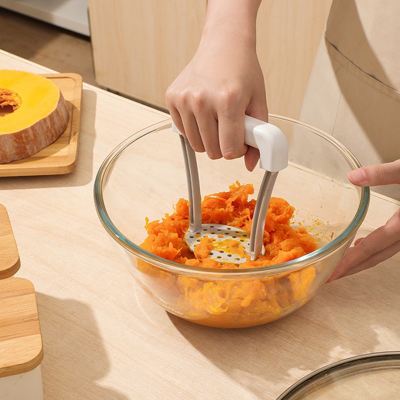 Kitchen Potato Puree Press Household Kitchen Gadget Hand Press Garlic Puree For Baby Food Mashed Potatoes Tool Specification drawing