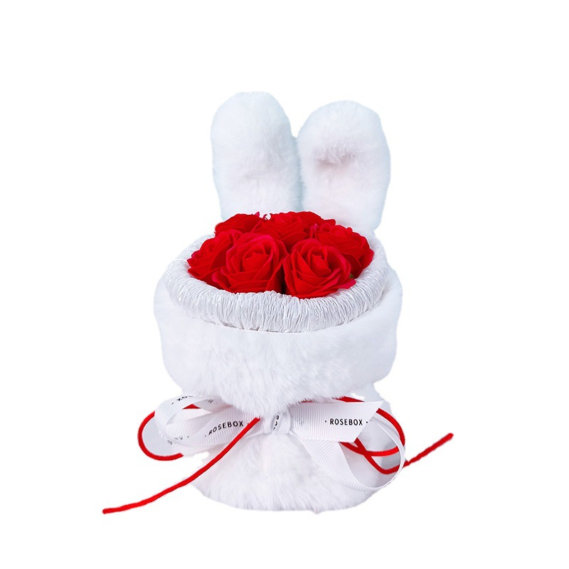 纸包铁丝/香皂花/花泥/鲜花永生花/花束铁丝白底实物图