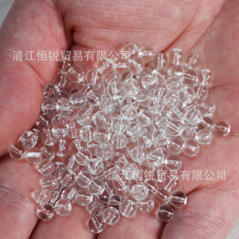 Glass Crystal Beads 4 Mm5mm6mm8mm10mm12mm14mm16mm Transparent Dispersion Beads Round Bead Curtain Accessories Specification drawing