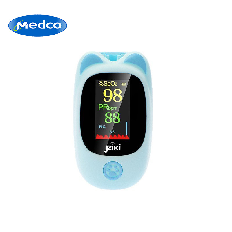 Cross-border children's dedicated blood oxygen meter, English packaging, medical finger clip blood oxygen meter, blood oxygen saturation measurement
