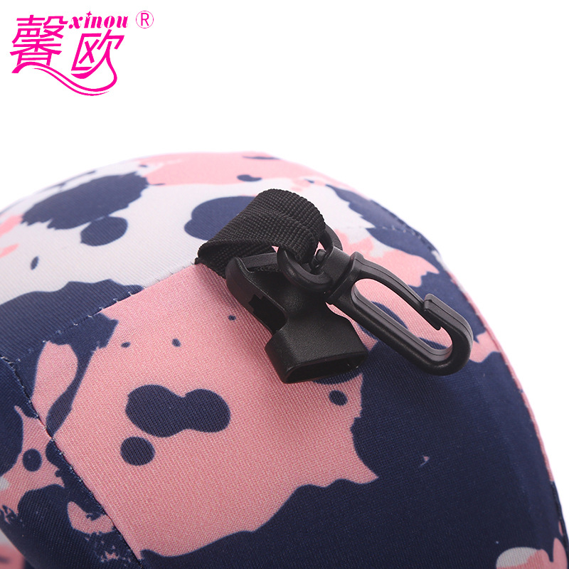 Almohada en forma de U con partículas de espuma estampadas almohada para el hogar almohada para el cuello almohada para la siesta de verano almohada para la siesta Item Picture
