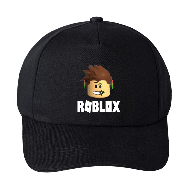 roblox hat black pink baseball cap game perimeter duck cap Student Korean version sun visor men's and women's baseball caps