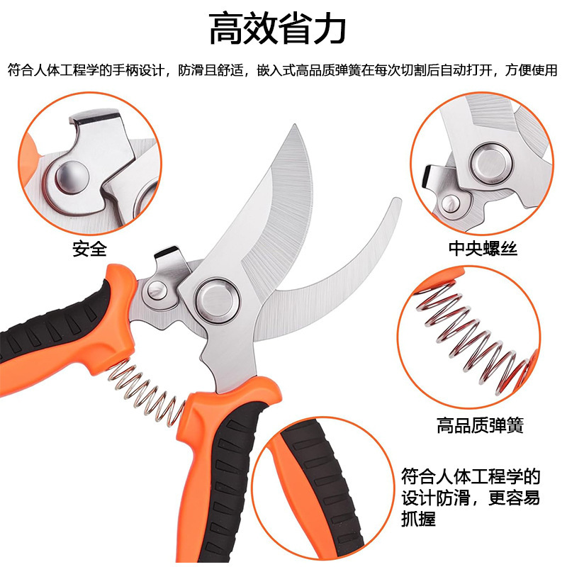亚马逊爆款修枝剪刀套装园艺工具组合果树修剪剪剪枝剪专用粗枝摘果园林用品详情3