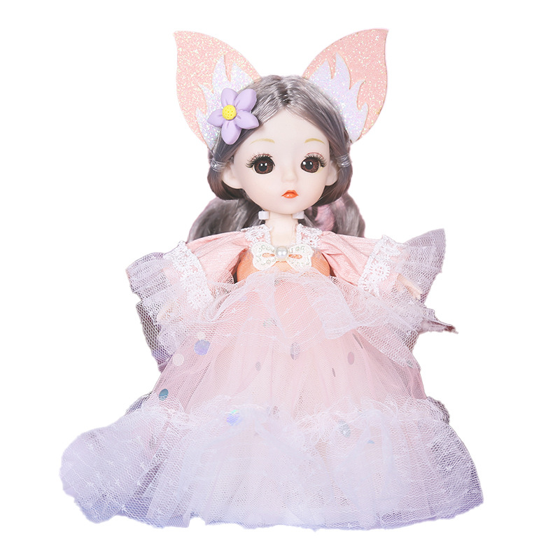 新款春夏玲娜白底实物图