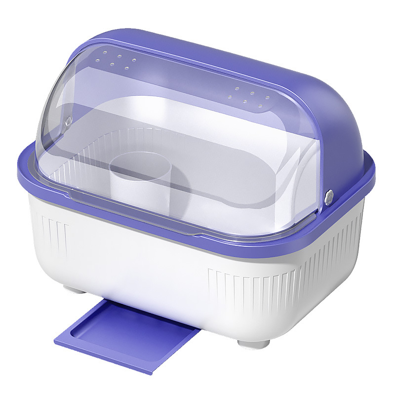 厨房碗筷收纳盒家用防尘塑料碗柜餐具收纳置物架盘子碗碟沥水碗架详情图5