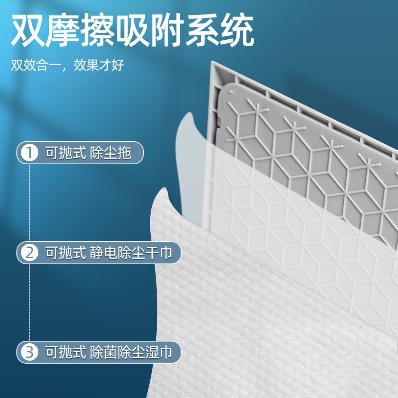 Electrostatic Dust Removal Paper Mop Disposable Disposable Mop Paper Wipe Floor Wipes Household Floor Wipe Wipe Wipe Dust Application Scenario