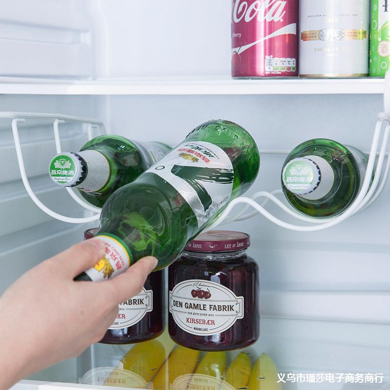 Creative Iron Art Daily Household Kitchen Items Storage Rack Refrigerator Storage Rack Beer Rack details Picture
