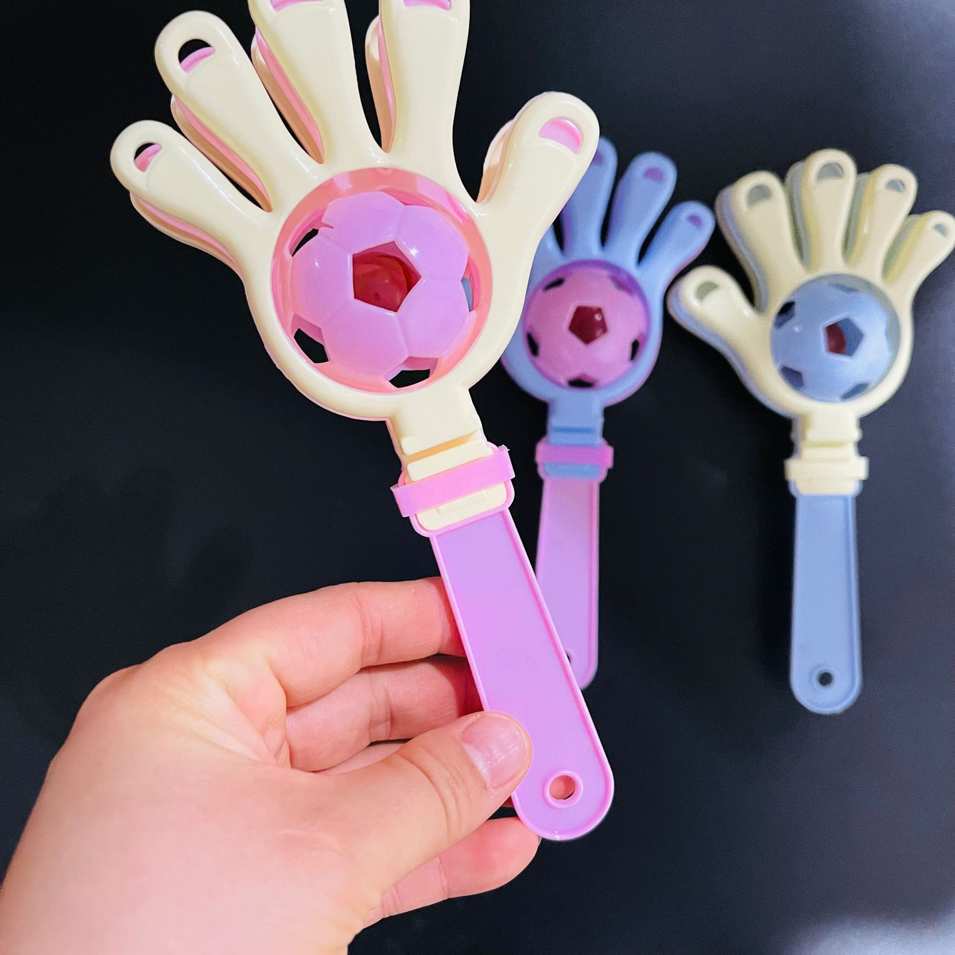 【 Zone 3-7 】17com Hand-cranked Bell 12/ Package 1296/ piece Hand-cranked Bell, Educational hand-cranked bell, Baby Grasping Training Toy, Hand-held musical instrument, hand-cranked gift 1 yuan wholesale Specification image