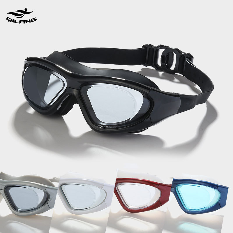 游泳镜成人潜水眼镜防水防雾大框高清男女竞速游泳眼镜批发SG910