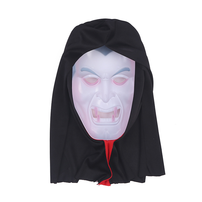 Cross-border exclusive Halloween horror ghost face mask, dance party, Ghost Festival gauze headgear, haunted house escape and funny props Item Picture