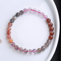 Aurora 23 Crystal Round Bead Single loop 6mm bracelet Colored transparent bracelet jewelry for men and women gifts